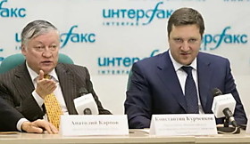 Executive director of Association             Konstantin Kurchenkov              and President of Association Anatoly Karpov